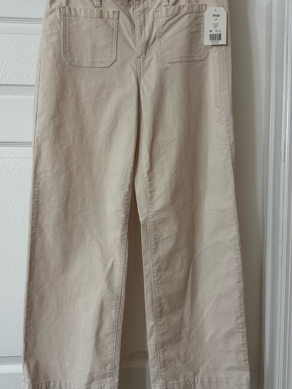 Wonderly Wide-Leg Women’s Light Courdoroy Pants